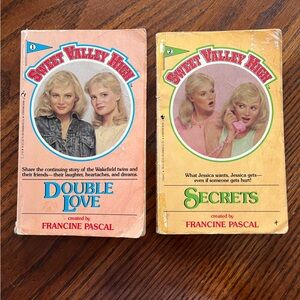 Vintage Sweet Valley High books | #1 and #2 | Francine Pascals